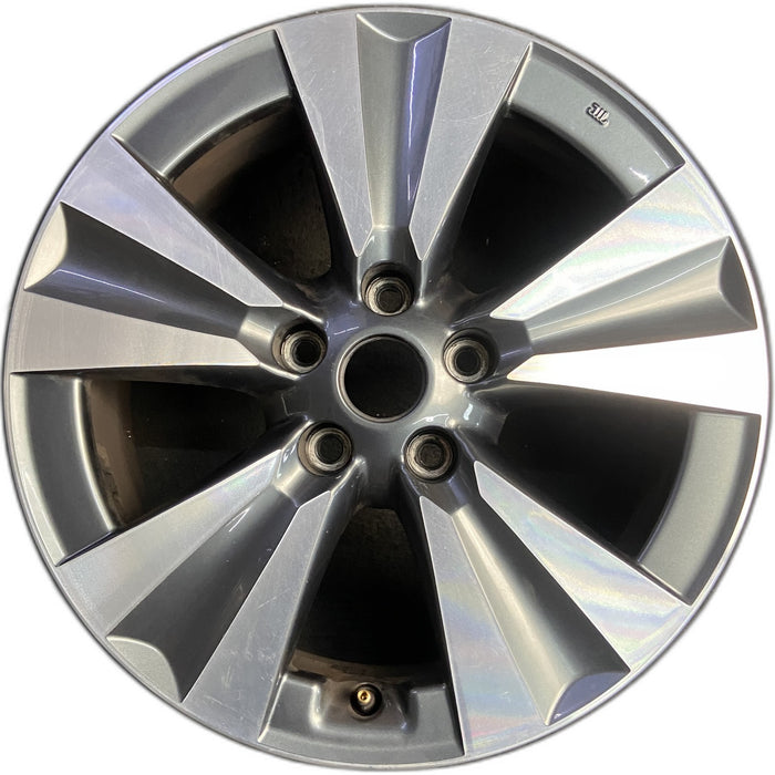 17" LEAF 13-17 17x6.5, Original OEM Wheel Rim - Front View