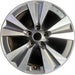 17" LEAF 13-17 17x6.5, Original OEM Wheel Rim - Front View