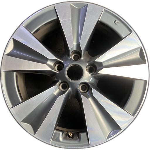 17" LEAF 13-17 17x6.5, Original OEM Wheel Rim - Front View