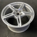 20" CORVETTE 20-22 rear, , 5 spoke, gloss silver Original OEM Wheel Rim - View 8
