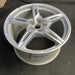 20" CORVETTE 20-22 rear, , 5 spoke, gloss silver Original OEM Wheel Rim - View 7