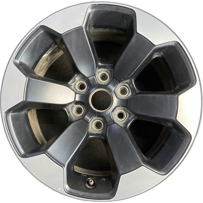 18" DODGE 1500 PICKUP 19-21 , 18x8 , , 6 spoke, opt WBT Original OEM Wheel Rim - Front View
