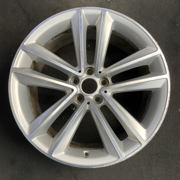 19" BMW 740i 16 19x8.5 , 5 spoke, V spoke, Original OEM Wheel Rim - Additional View