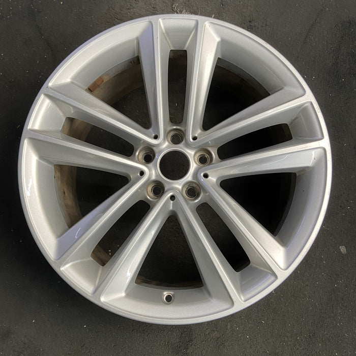 19" BMW 740i 16 19x8.5 , 5 spoke, V spoke, Original OEM Wheel Rim - Additional View
