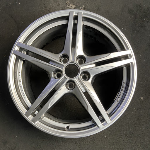 19" CORVETTE 23-24 front, 19x8.5, 10 single spoke, satin graphite Original OEM - Additional View