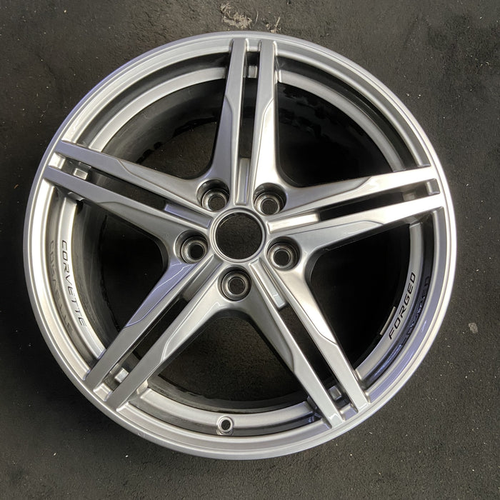 19" CORVETTE 23-24 front, 19x8.5, 10 single spoke, satin graphite Original OEM - Additional View