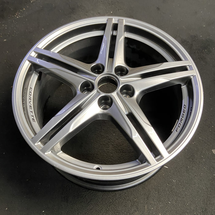 19" CORVETTE 23-24 front, 19x8.5, 10 single spoke, satin graphite Original OEM - View 7