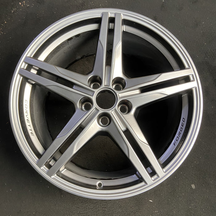 20" CORVETTE 23-25 rear, 20x11, 10 single spoke, satin graphite Original OEM - Additional View
