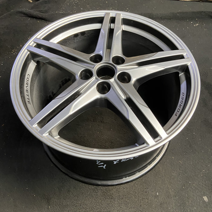 20" CORVETTE 23-25 rear, 20x11, 10 single spoke, satin graphite Original OEM - View 7