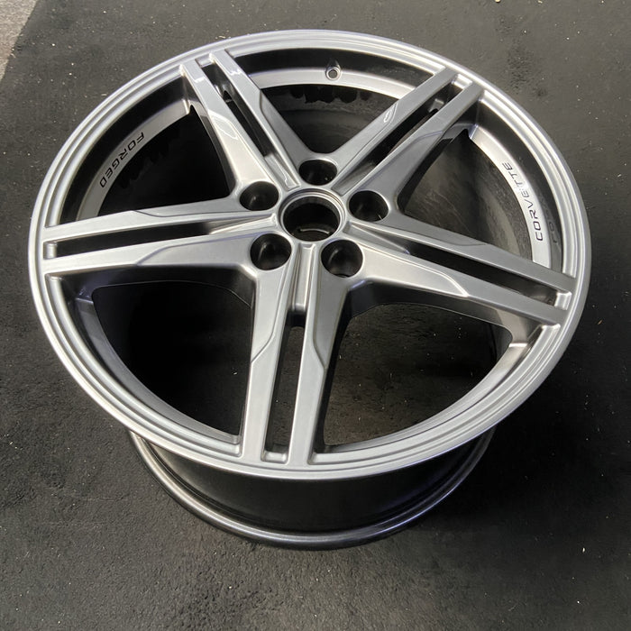 20" CORVETTE 23-25 rear, 20x11, 10 single spoke, satin graphite Original OEM - View 8