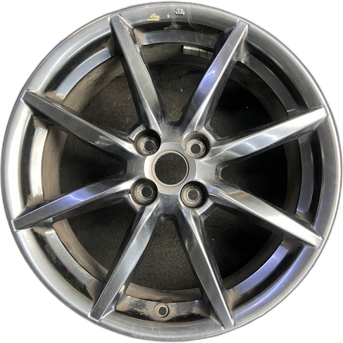 17" MAZDA MX-5 MIATA 16 , 17x7, 8 spoke, , bright Original OEM Wheel Rim - Front View