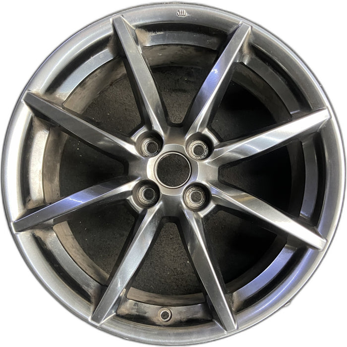 17" MAZDA MX-5 MIATA 16 , 17x7, 8 spoke, , bright Original OEM Wheel Rim - Front View