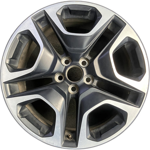 19" RAV4 19-20 19x7.5 , , matte black inlay Original OEM Wheel Rim - Front View