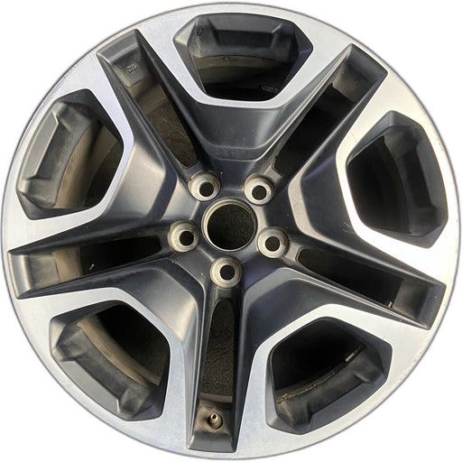 19" RAV4 19-20 19x7.5 , , matte black inlay Original OEM Wheel Rim - Front View