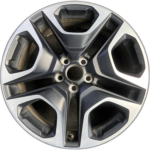 19" RAV4 19-20 19x7.5 , , matte black inlay Original OEM Wheel Rim - Front View