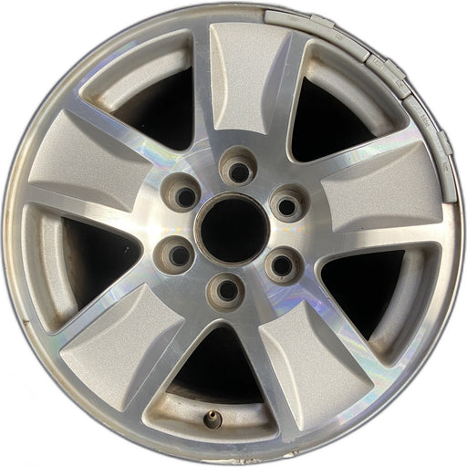 17" SIERRA 1500 PICKUP 19 classic , 17x8, 5 spoke Original OEM Wheel Rim - Front View
