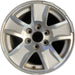 17" SIERRA 1500 PICKUP 19 classic , 17x8, 5 spoke Original OEM Wheel Rim - Front View