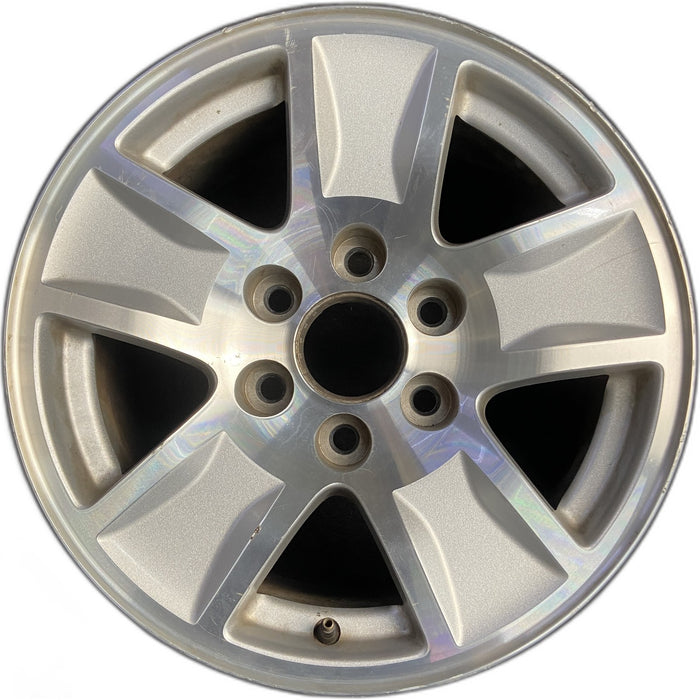 17" SIERRA 1500 PICKUP 19 classic , 17x8, 5 spoke Original OEM Wheel Rim - Front View