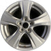 17" RAV4 19-25 17x7, alloy , silver Original OEM Wheel Rim - Front View