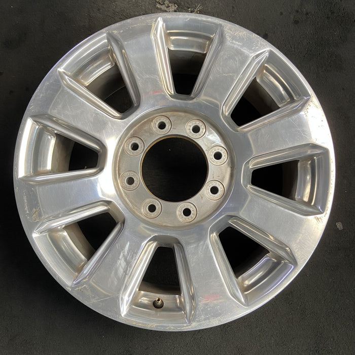 20" FORD F250SD PICKUP 17 20x8 , 8 spoke, polished, 8" center cap, Original OEM - Additional View