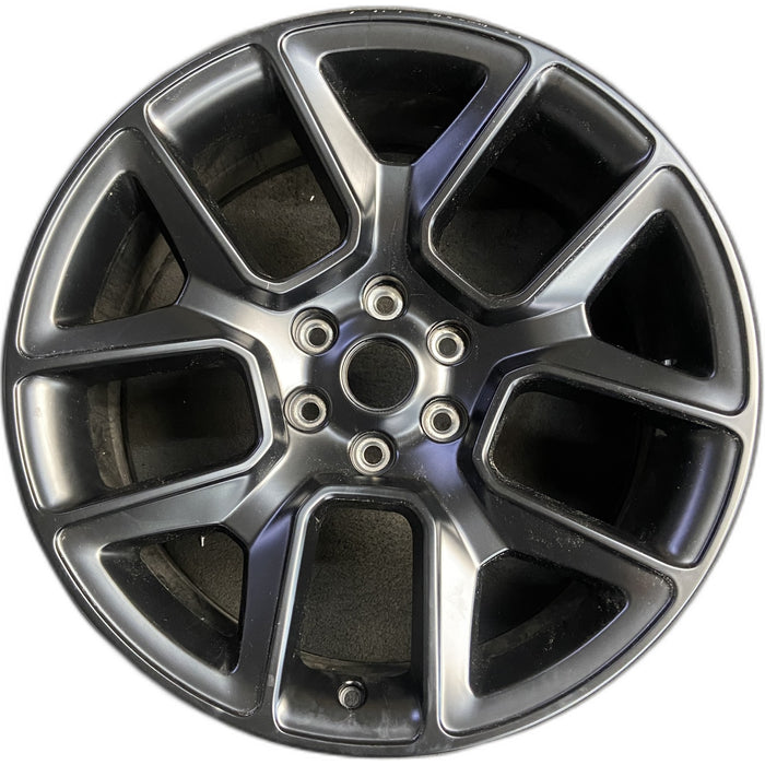 22" DODGE 1500 PICKUP 20-21 , 22x9, 5 spoke, opt WPH Original OEM Wheel Rim - Front View