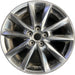 18" MAZDA 3 17-18 18x7 , dark silver Original OEM Wheel Rim - Front View