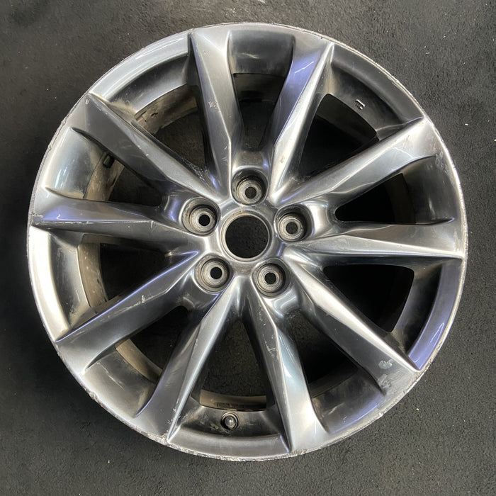 18" MAZDA 3 17-18 18x7 , dark silver Original OEM Wheel Rim - Additional View