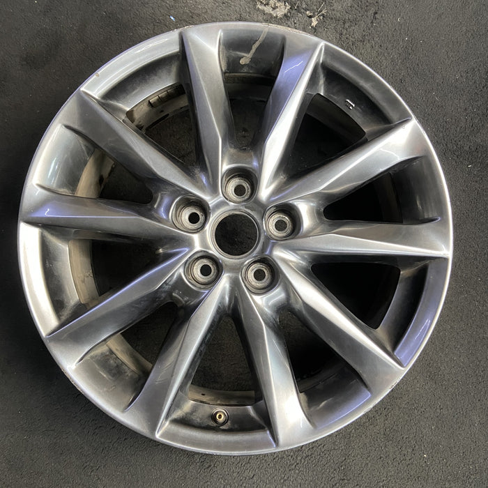 18" MAZDA 3 17-18 18x7 , dark silver Original OEM Wheel Rim - Additional View