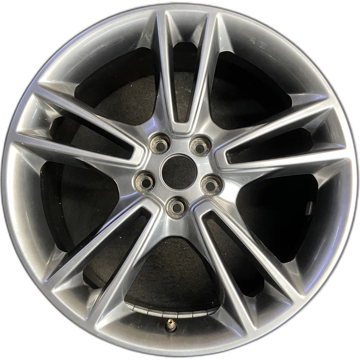 19" FUSION 13-14 19x8, , 5 split spokes Original OEM Wheel Rim - Front View