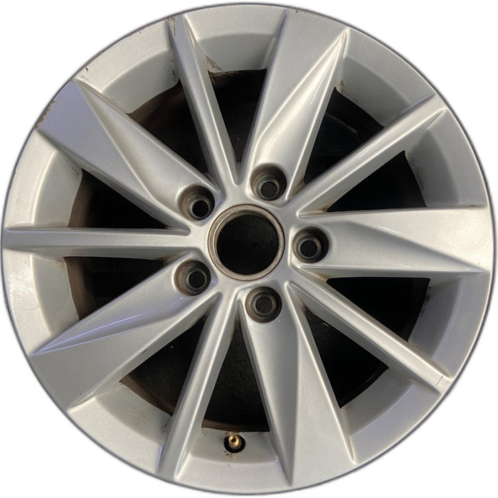 15" GOLF 15-18 15x6, alloy Original OEM Wheel Rim - Front View