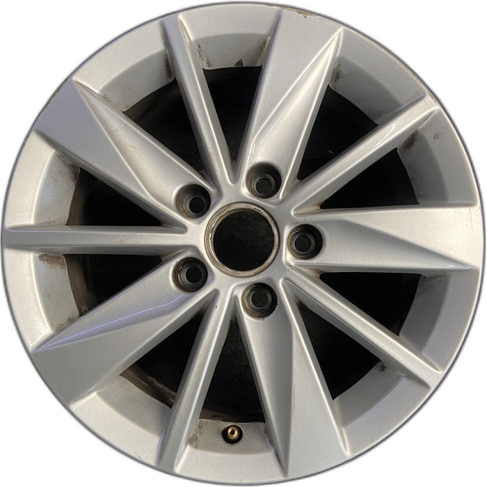 15" GOLF 15-18 15x6, alloy Original OEM Wheel Rim - Front View