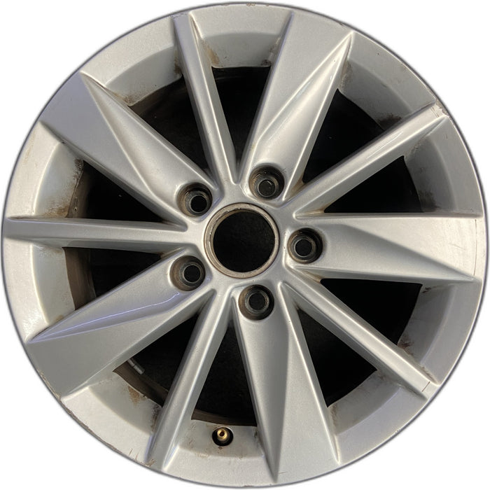 15" GOLF 15-18 15x6, alloy Original OEM Wheel Rim - Front View