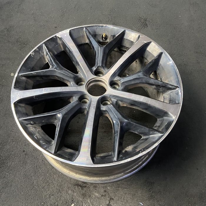 18" CIVIC 20-21 18x8 , w/o outer red accent; Y spoke design, w/machined face - View 8