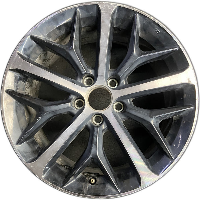 18" CIVIC 20-21 18x8 , w/o outer red accent; Y spoke design, w/machined face - Front View