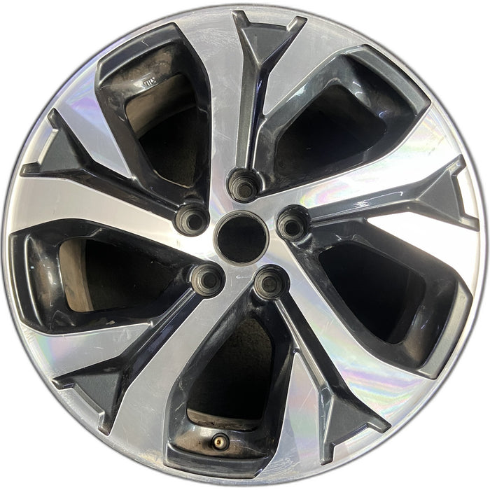 18" LEGACY 20 18x7 , w/machined face Original OEM Wheel Rim - Front View