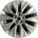 19" MIRAI 21-25 19x8 , silver Original OEM Wheel Rim - Front View