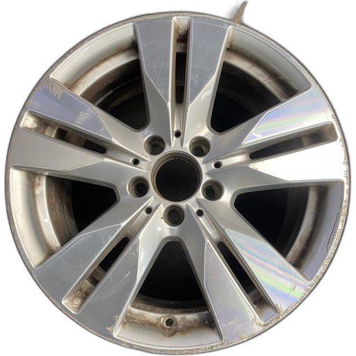 17" MERCEDES E-CLASS 11 212 Type, Sdn, E350, 17x8.5 Original OEM Wheel Rim - Front View