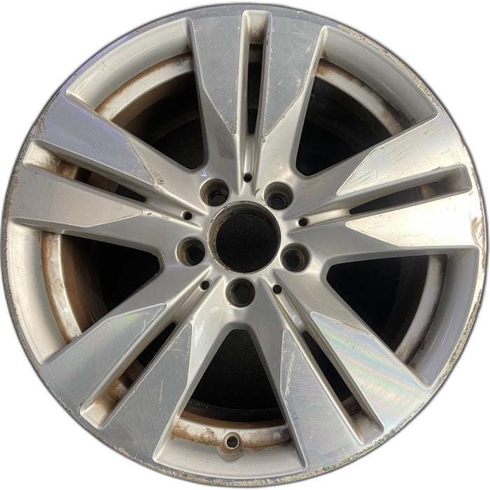 17" MERCEDES E-CLASS 11 212 Type, Sdn, E350, 17x8.5 Original OEM Wheel Rim - Front View