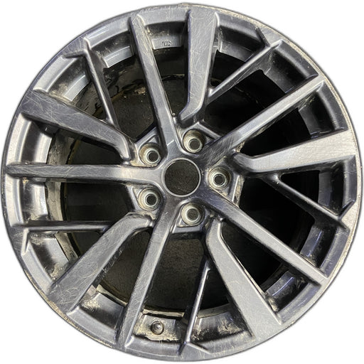 18" WRX 22 18x8.5 , gunmetal Original OEM Wheel Rim - Front View