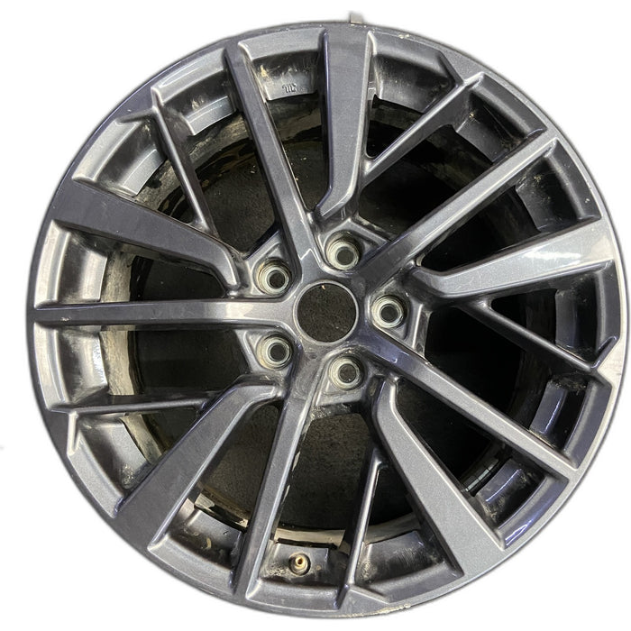 18" WRX 22 18x8.5 , gunmetal Original OEM Wheel Rim - Front View