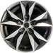 18" MALIBU 16 VIN Z , aluminum, 18x8.5, machined Original OEM Wheel Rim - Front View