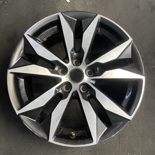 18" MALIBU 16 VIN Z , aluminum, 18x8.5, machined Original OEM Wheel Rim - Additional View