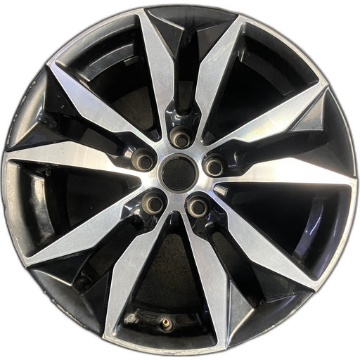 18" MALIBU 16 VIN Z , aluminum, 18x8.5, machined Original OEM Wheel Rim - Front View