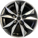 18" MALIBU 16 VIN Z , aluminum, 18x8.5, machined Original OEM Wheel Rim - Front View
