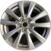 18" MAZDA 3 19-22 18x7 , 10 spoke, metallic silver Original OEM Wheel Rim - Front View