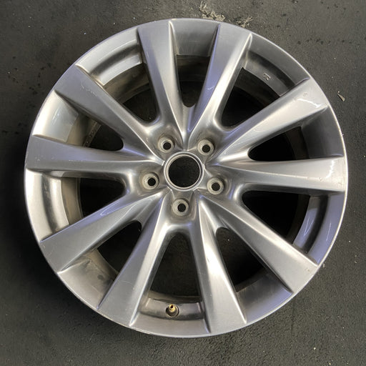 18" MAZDA 3 19-22 18x7 , 10 spoke, metallic silver Original OEM Wheel Rim - Additional View