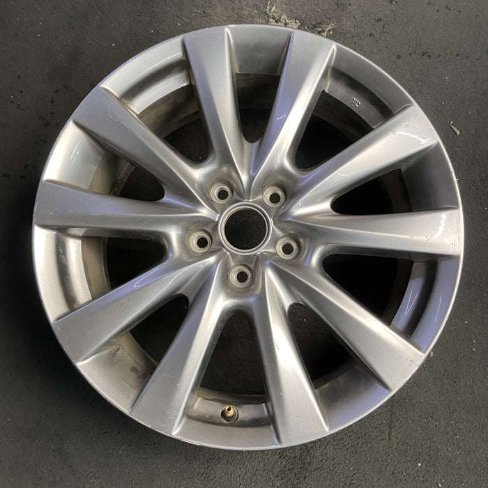 18" MAZDA 3 19-22 18x7 , 10 spoke, metallic silver Original OEM Wheel Rim - Additional View