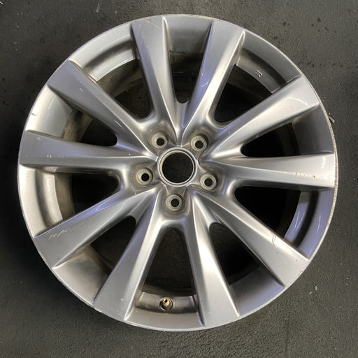 18" MAZDA 3 19-22 18x7 , 10 spoke, metallic silver Original OEM Wheel Rim - Additional View