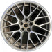 20" PORSCHE MACAN 15-16 20x10, 20 spoke, titanium finish Original OEM Wheel Rim - Front View