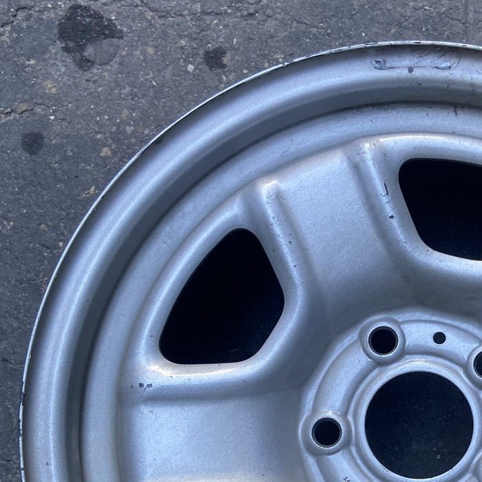 16" COMPASS 14 16x6.5, steel, 5 spoke Original OEM Wheel Rim - Side Profile